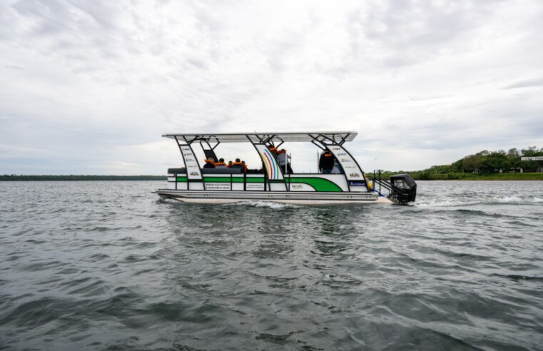 Itaipu e Itaipu Parquetec apresentam primeiro barco 100% movido a hidrogênio verde do Brasil