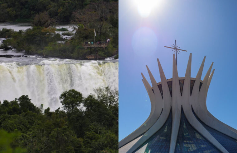 Voo Foz-Brasília liga dois Patrimônios da Humanidade