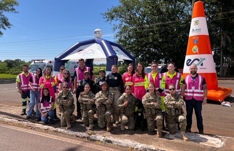 PRF realiza ação do Outubro Rosa em Santa Terezinha de Itaipu