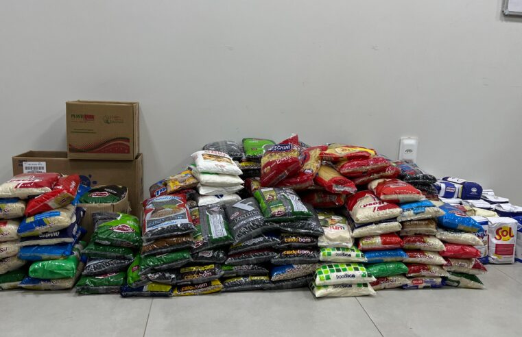 Últimos dias da Campanha Solidária do Wonder Park Foz em parceria com a Unican arrecadam mais de 600 quilos de alimentos