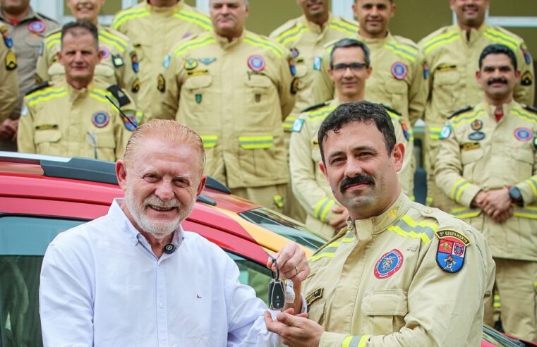 Deputado Vermelho destina nova viatura ao 9º Batalhão de Bombeiros de Foz do Iguaçu
