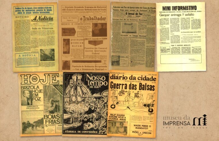 Museu da Imprensa resgata 60 anos de história de Foz do Iguaçu