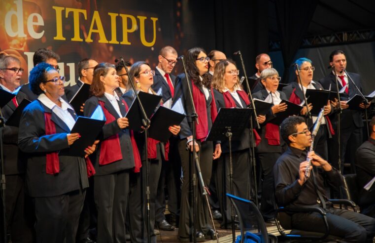Coral da Itaipu apresenta Concerto de Natal no Gramadão da Vila A