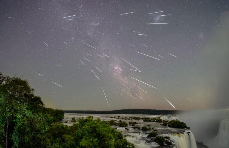Chuva de meteoros Geminídeas ilumina o céu do Parque Nacional do Iguaçu