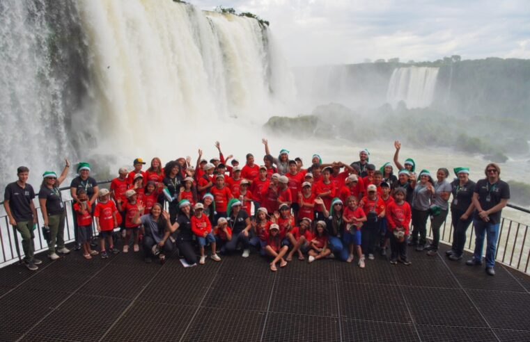 Cataratas do Bem leva 140 crianças ao Parque Nacional do Iguaçu
