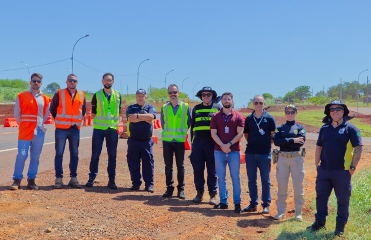 Vistoria técnica estabelece medidas de segurança na Perimetral Leste da BR-277
