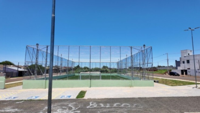 Moradores do Jardim Alvorada ganharão praça esportiva totalmente revitalizada