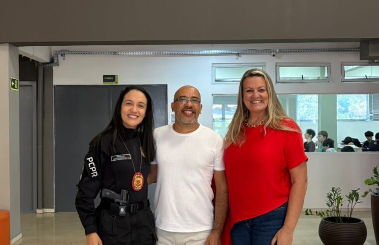 Delegacia da Mulher de Foz do Iguaçu promove ação educativa e preventiva na Bert International Schools