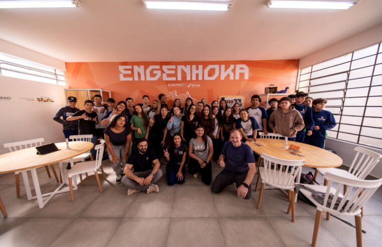 Alunos de escola pública de Curitiba aprendem a construir robôs em aulas do projeto Engenhoka