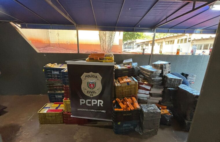 PCPR APREENDE MAIS DE QUATRO TONELADAS DE MACONHA EM FOZ DO IGUAÇU