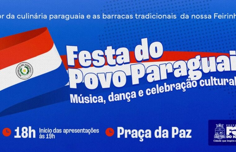Festa do Povo Paraguaio será neste sábado (16) na Praça da Paz em conjunto com uma edição especial noturna da feirinha da JK
