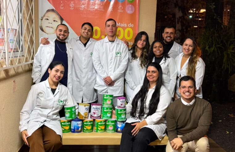 Acadêmicos de Enfermagem da CESUFOZ realizam doação de fórmulas ao Centro de Nutrição Infantil