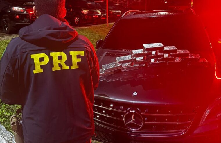PRF apreende 16 quilos de crack em compartimento oculto de veículo paraguaio na BR-277, em Santa Terezinha de Itaipu (PR)
