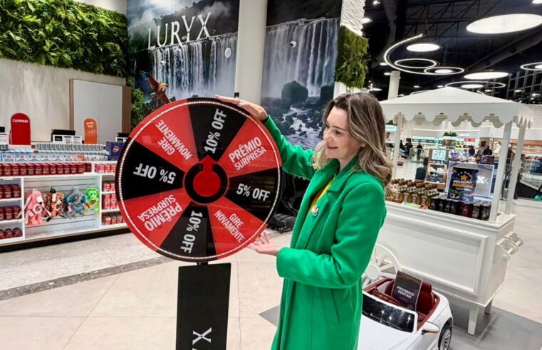 Copa do Mundo movimenta Luryx Duty Free com campanha de descontos e brindes para clientes em Foz do Iguaçu