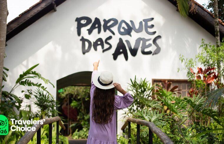 Parque das Aves conquista selo Travellers’ Choice 2026