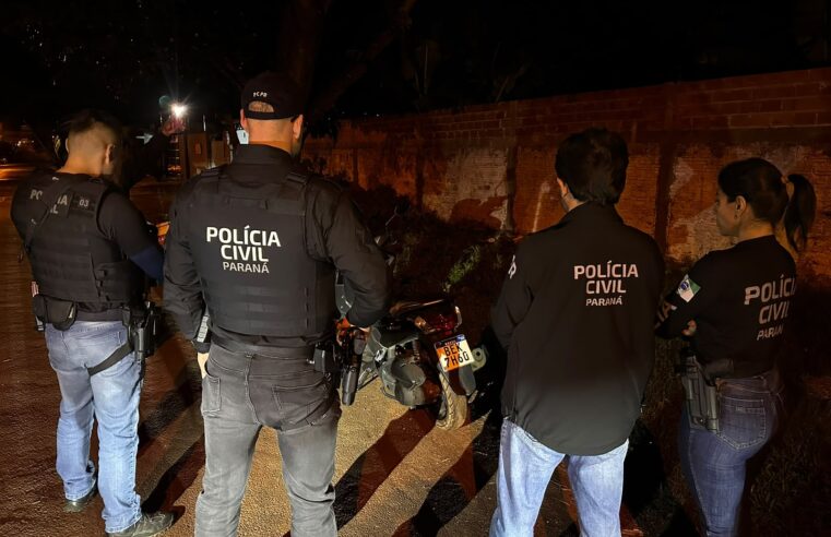 Ação rápida da Polícia Civil resulta na prisão de autor e recuperação de motocicleta furtada em menos de 24 horas em Foz do Iguaçu