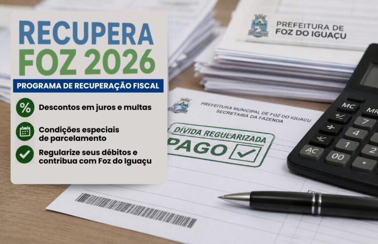 Câmara aprova RecuperaFoz 2026 para facilitar regularização de dívidas com o Município