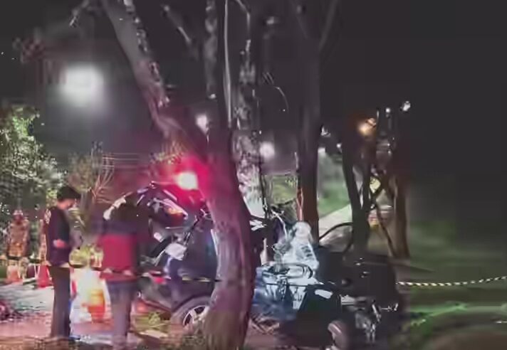 Identificadas as duas jovens que morreram em grave acidente na Avenida Felipe Wandscheer, em Foz do Iguaçu