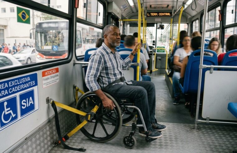 Acessibilidade no transporte: requerimento cobra medidas para garantir segurança de pessoas com deficiência em Foz