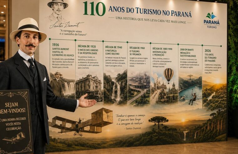 Turismo do Paraná faz 110 anos e tem dedo do Santos Dumont nessa data