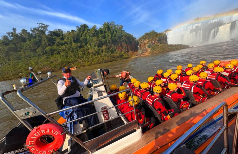 Fronteira da proteção: bombeiros do Sul enfrentam as corredeiras do Iguaçu em simulado inédito de resgate