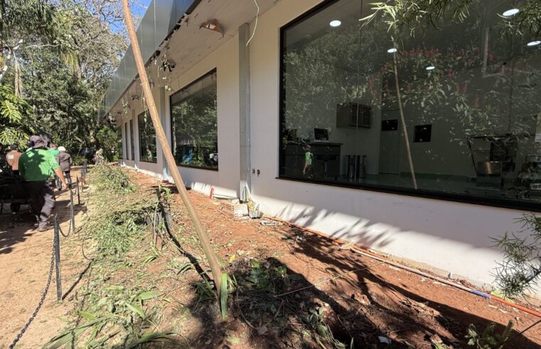 Complexo de Saúde Animal do Parque das Aves entra na reta final de construção