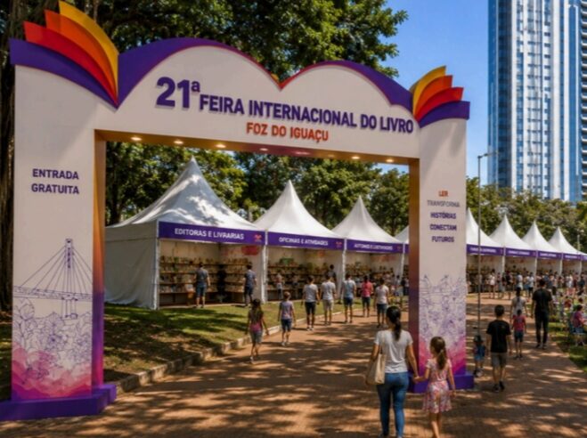 21ª Feira do Livro de Foz do Iguaçu terá mais de 80 atividades para todos os públicos