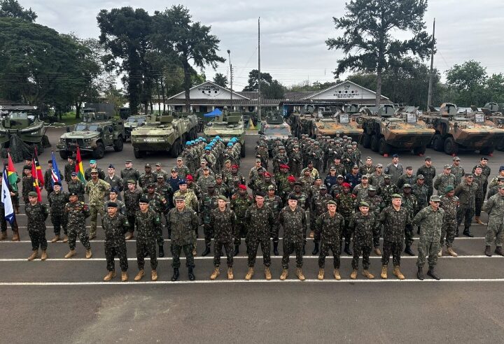 Exercício Felino 2026 reúne mais de 700 militares de seispaíses em treinamento para operações de paz