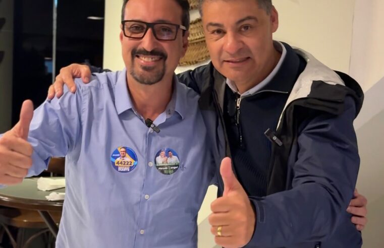 Em Curitiba, Deoclecio Duarte fortalece dobrada com Marcelo Rangel, irmão de Sandro Alex