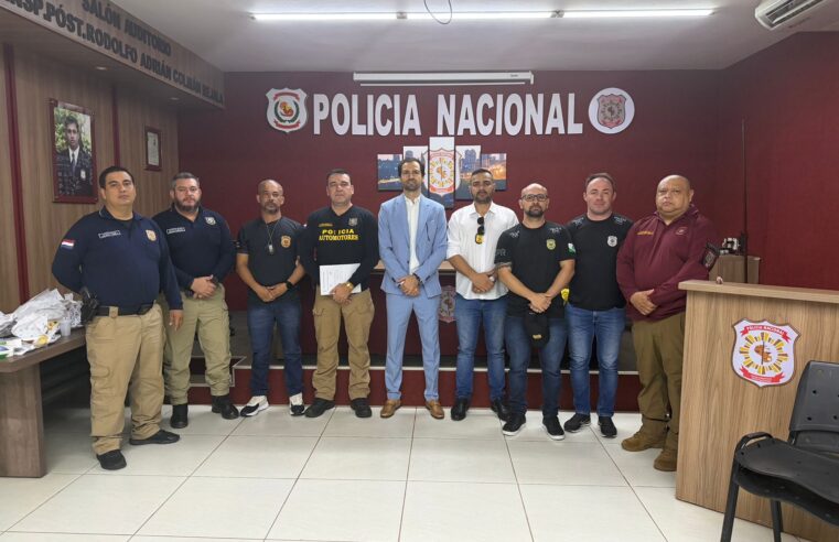 PCPR e autoridades paraguaias fortalecem cooperação no combate a furtos e roubos de veículos