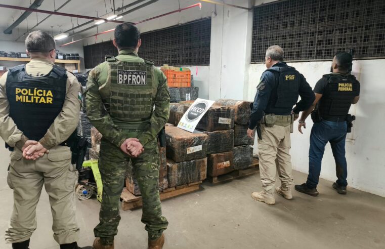 FICCO/PR: ação conjunta resulta na apreensão de mais de uma tonelada de maconha em Matelândia/PR