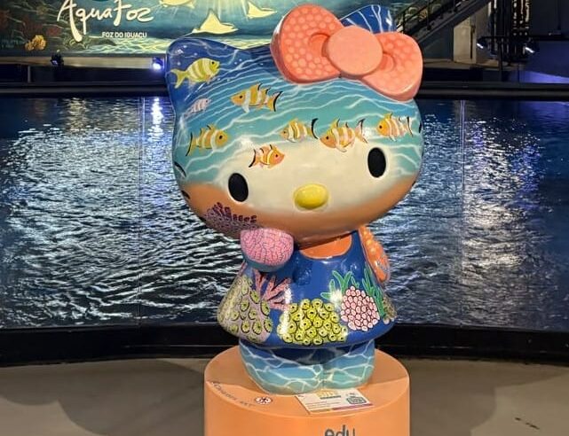 Mês das Crianças: AquaFoz recebe a mostra Hello Kitty Parade e promove atividades para o público infantil