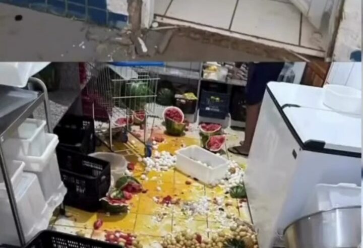 Cinco pessoas são encaminhadas à delegacia após arrombamento e vandalismo em escola de Foz do Iguaçu